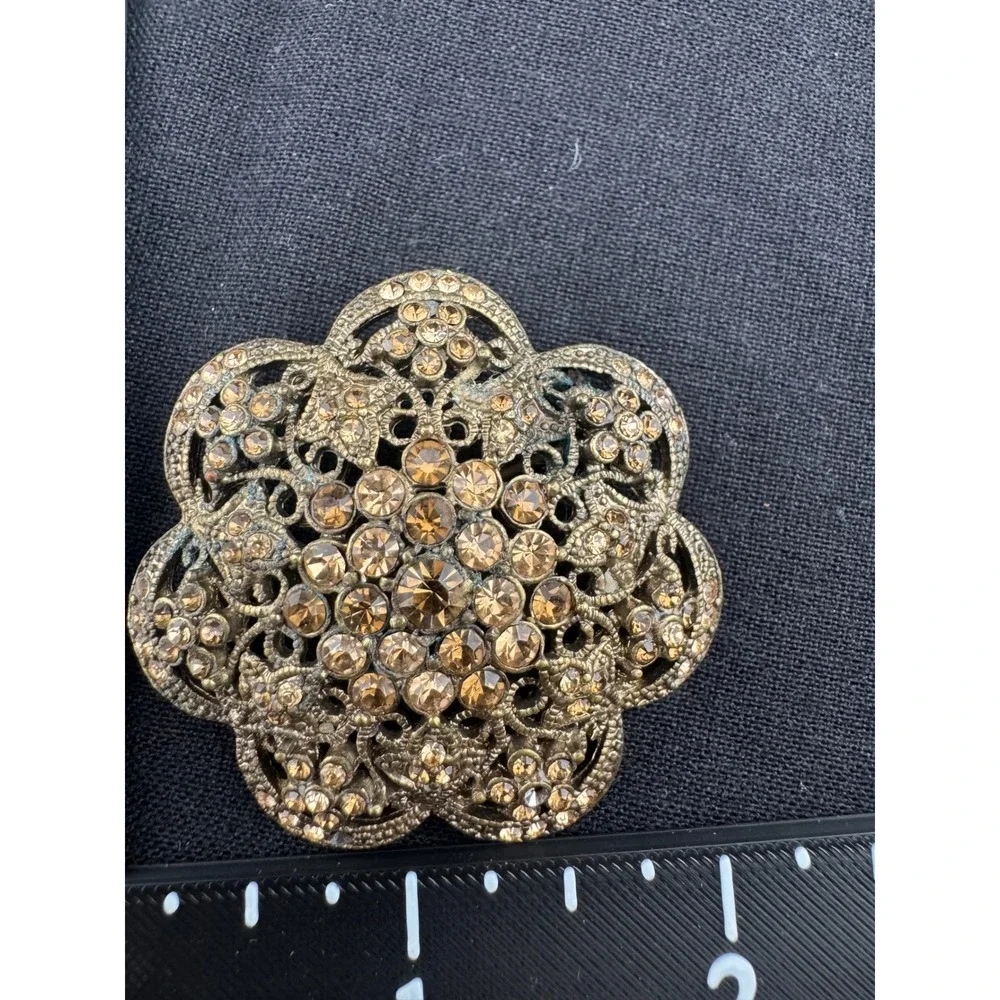 Vintage Brooch Lot Monet JJ Signed Rhinestone Pearl Flower Butterfly Leaf READ